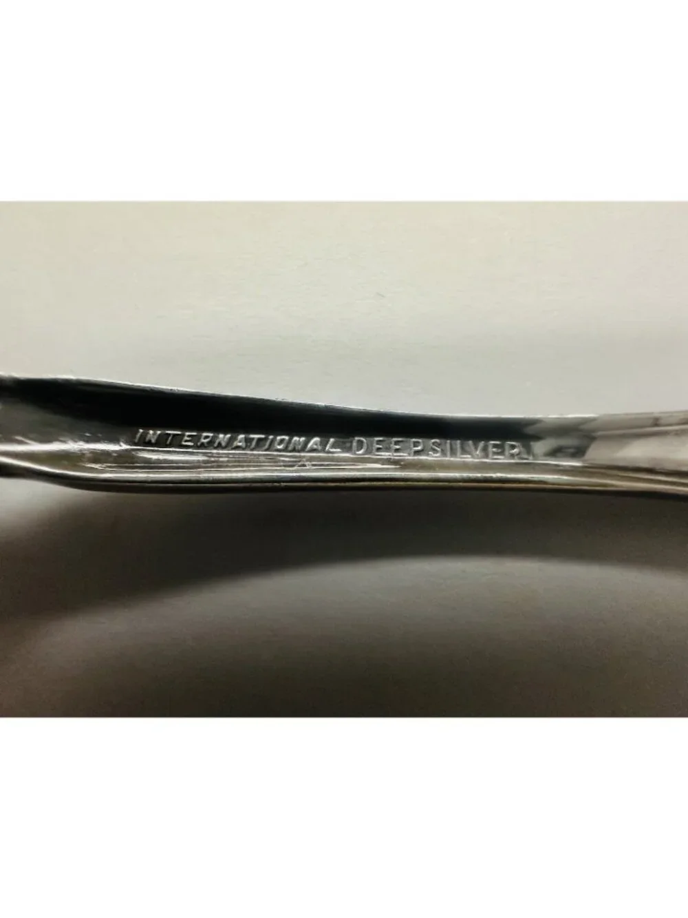 International Deep Silver Orleans French Baroque Sugar Spoon 1964 Silverplate